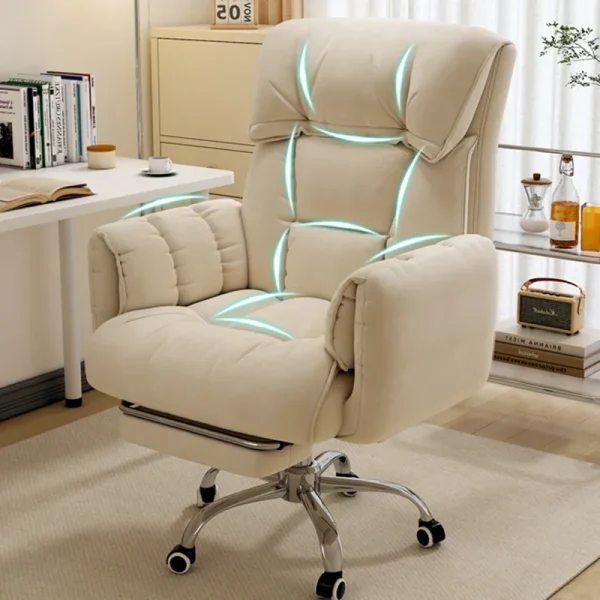 Relaxation Armchair Desk Wheel Office Chairs Computer Swivel Comfortable Gamer Rotating Lazy Chaise De Bureaux Luxury Furniture - Image 15