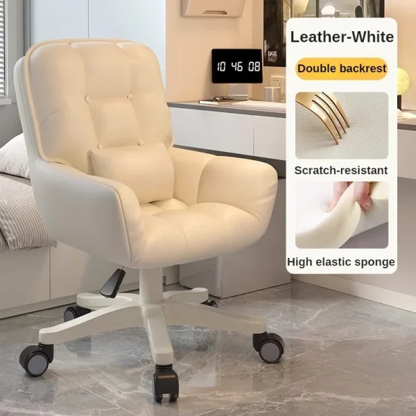 Ergonomic Office Chairs Backrest Swivel Armchair for Bedroom Relax Computer Chair Student Chair with Wheels Furniture for Home - Image 9