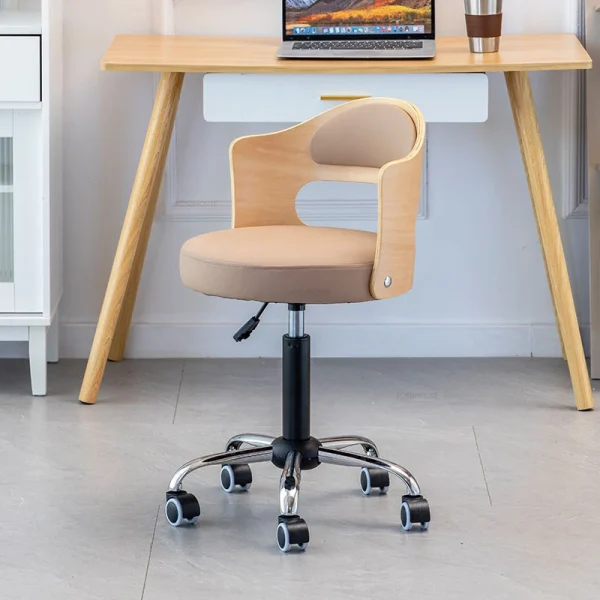 Nordic Simple Lifting Office Chairs Light Luxury office Furniture Household Computer Chair Comfortable Back Swivel Game Armchair - Image 30