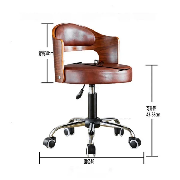 Nordic Simple Lifting Office Chairs Light Luxury office Furniture Household Computer Chair Comfortable Back Swivel Game Armchair - Image 6