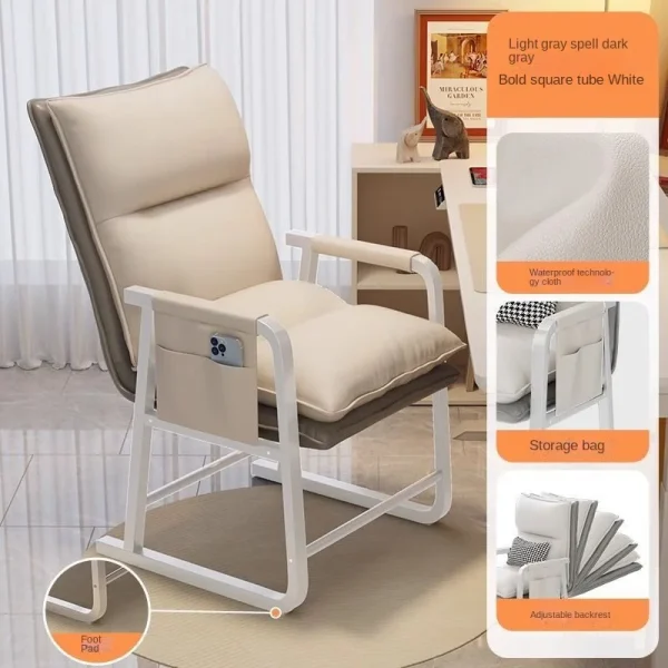 OLEVO Computer Chair For Home Use Comfortable Backrest Lazy Person Sofa Folding Recliner Study Office Chair Desk chair news - Image 13