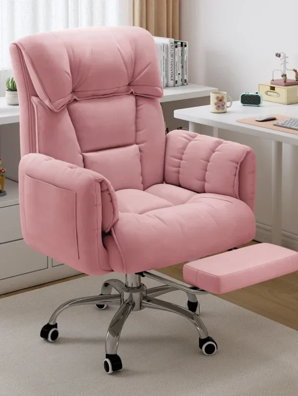 Relaxation Armchair Desk Wheel Office Chairs Computer Swivel Comfortable Gamer Rotating Lazy Chaise De Bureaux Luxury Furniture - Image 12