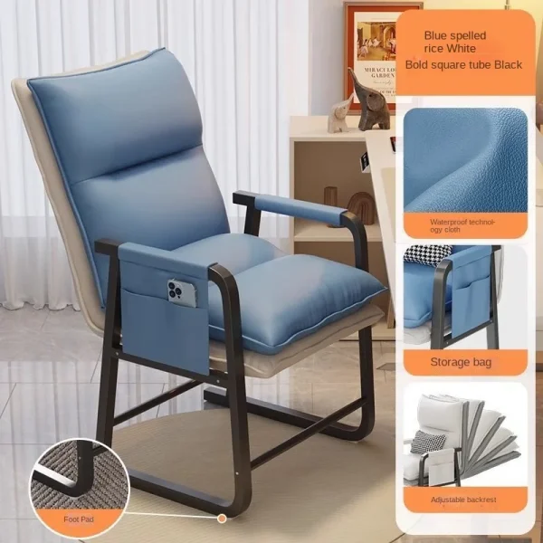 OLEVO Computer Chair For Home Use Comfortable Backrest Lazy Person Sofa Folding Recliner Study Office Chair Desk chair news - Image 10