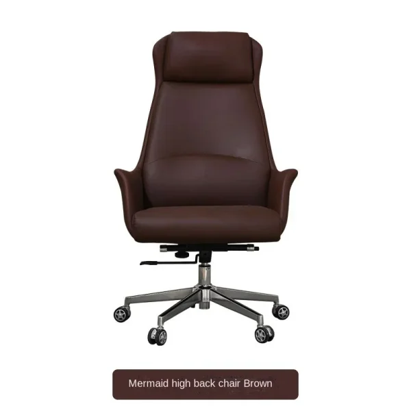 Computer chair, home electronic sports chair, comfortable and durable leather office chair, rotating lift chair - Image 16