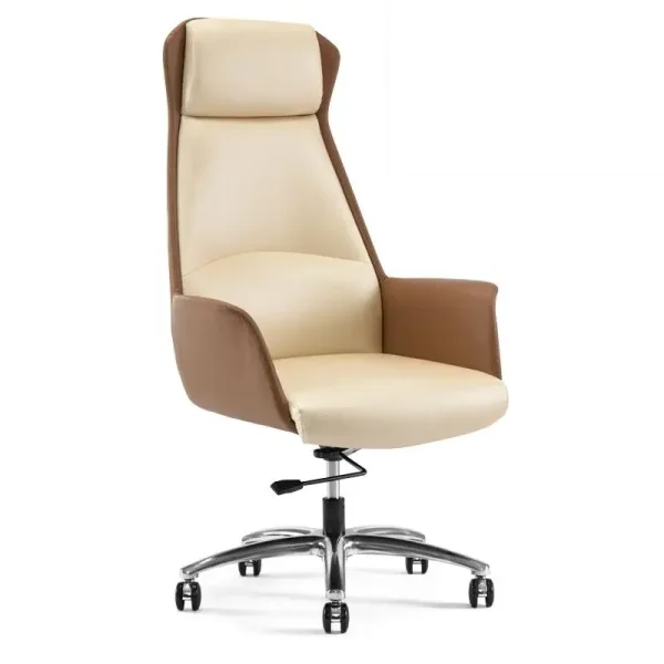 Computer chair, home electronic sports chair, comfortable and durable leather office chair, rotating lift chair - Image 12