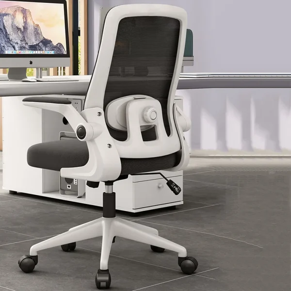 Wheels Rotating Office Chair Support Adjustable Modern Comfy Ergonomic Chair Mobile Bedroom Cadeira De Escritorio Cute Furniture - Image 3
