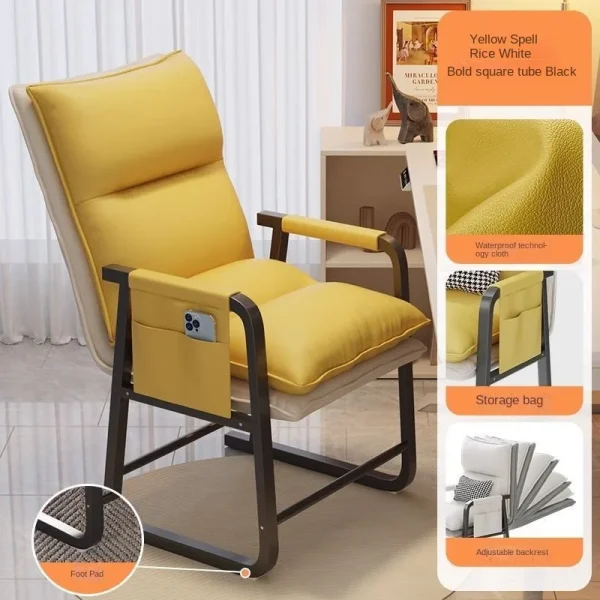 OLEVO Computer Chair For Home Use Comfortable Backrest Lazy Person Sofa Folding Recliner Study Office Chair Desk chair news - Image 11