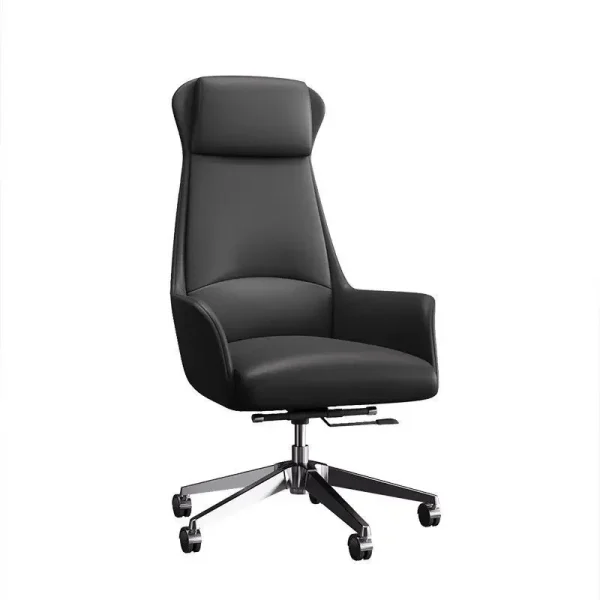 Computer chair, home electronic sports chair, comfortable and durable leather office chair, rotating lift chair - Image 3