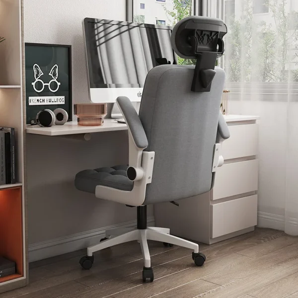 Office Chair Computer Chair Home Long Sitting Not Tired Student Dormitory Ergonomic Office Fabric Modern Minimalist - Image 4