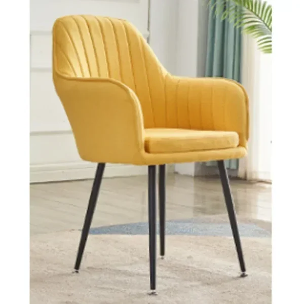 Home Office Chair Nordic Living Dining Chair Luxury Velvet Chair Backrest Pink Girls Makeup Nail Stool Furniture - Image 10
