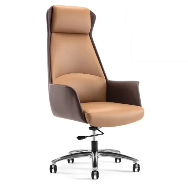 Computer chair, home electronic sports chair, comfortable and durable leather office chair, rotating lift chair - Image 13