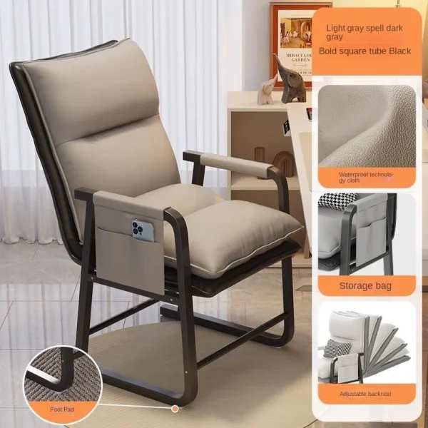 OLEVO Computer Chair For Home Use Comfortable Backrest Lazy Person Sofa Folding Recliner Study Office Chair Desk chair news - Image 9