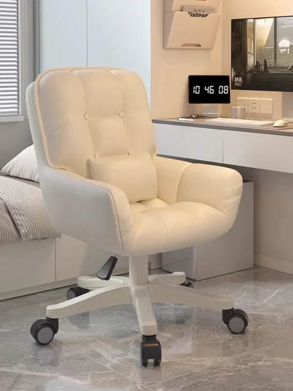 Ergonomic Office Chairs Backrest Swivel Armchair for Bedroom Relax Computer Chair Student Chair with Wheels Furniture for Home
