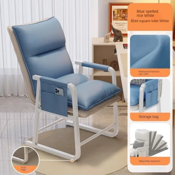 OLEVO Computer Chair For Home Use Comfortable Backrest Lazy Person Sofa Folding Recliner Study Office Chair Desk chair news - Image 7