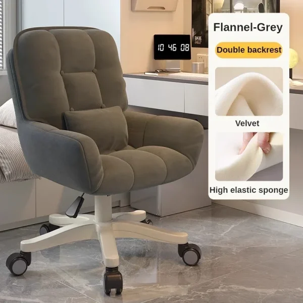 Ergonomic Office Chairs Backrest Swivel Armchair for Bedroom Relax Computer Chair Student Chair with Wheels Furniture for Home - Image 7