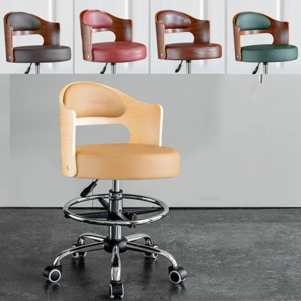 Nordic Simple Lifting Office Chairs Light Luxury office Furniture Household Computer Chair Comfortable Back Swivel Game Armchair - Image 2