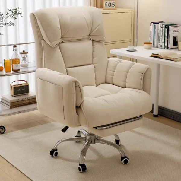 Relaxation Armchair Desk Wheel Office Chairs Computer Swivel Comfortable Gamer Rotating Lazy Chaise De Bureaux Luxury Furniture - Image 2
