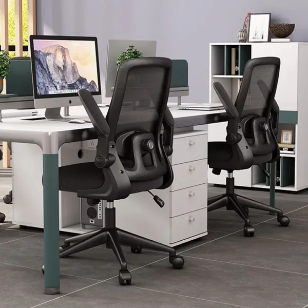 Wheels Rotating Office Chair Support Adjustable Modern Comfy Ergonomic Chair Mobile Bedroom Cadeira De Escritorio Cute Furniture - Image 2