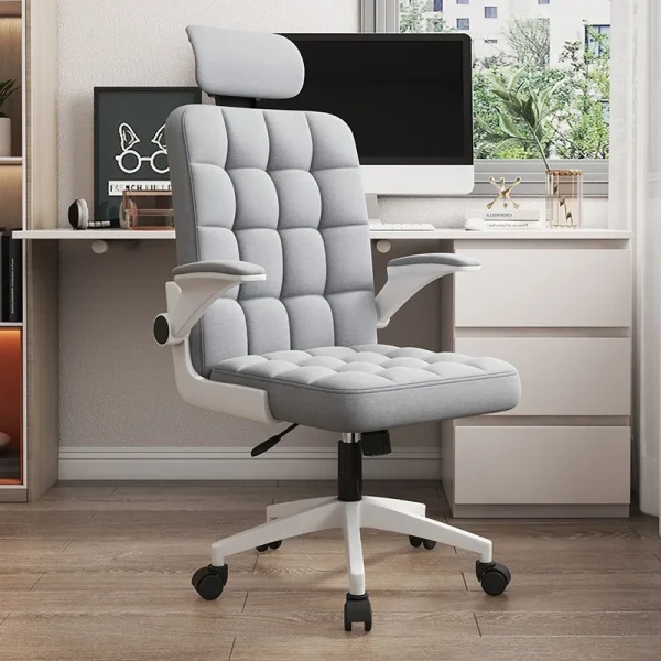 Office Chair Computer Chair Home Long Sitting Not Tired Student Dormitory Ergonomic Office Fabric Modern Minimalist - Image 2