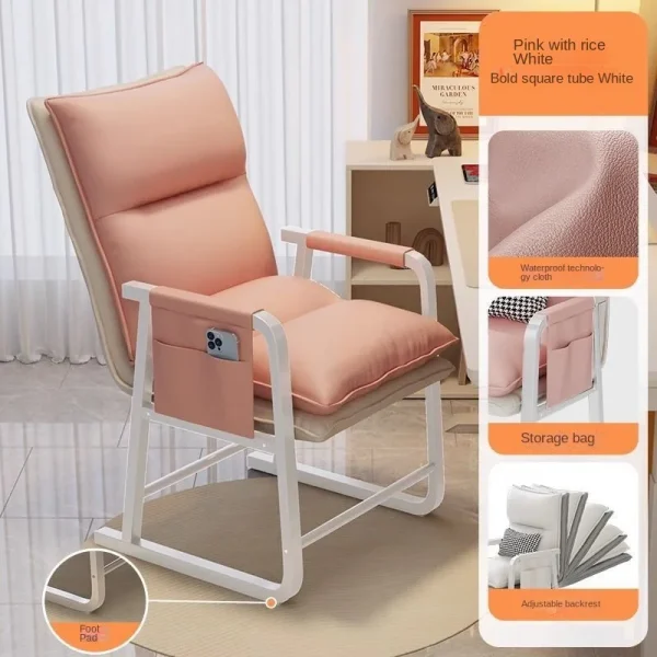 OLEVO Computer Chair For Home Use Comfortable Backrest Lazy Person Sofa Folding Recliner Study Office Chair Desk chair news - Image 16