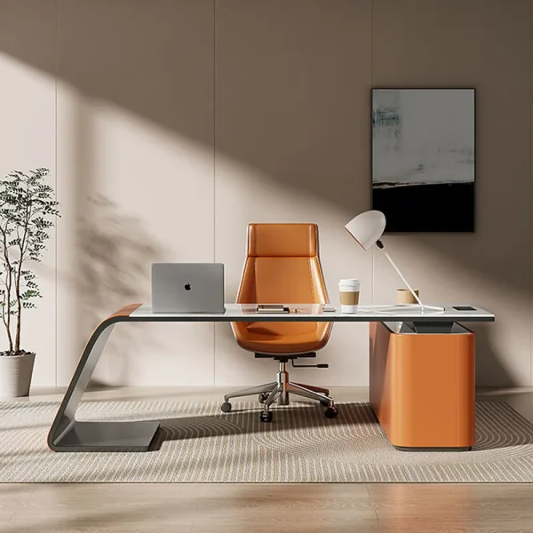 Study Gameing L Shape Desk Adjustable Height Kawaii Boss Solid Wood Conference Table Wood Mini Scrivania Tavolo Office Supplies